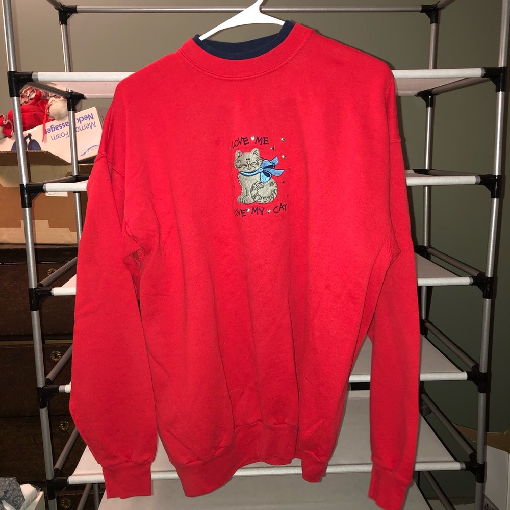 Vintage kitty crewneck